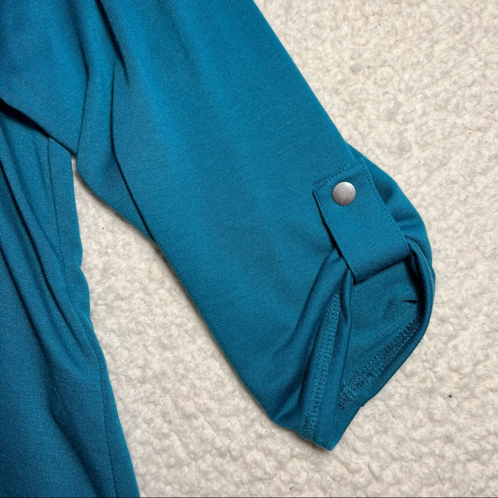 Ruby Rd. Fringe Hem Tunnel Neck Top - Picture 4 of 6
